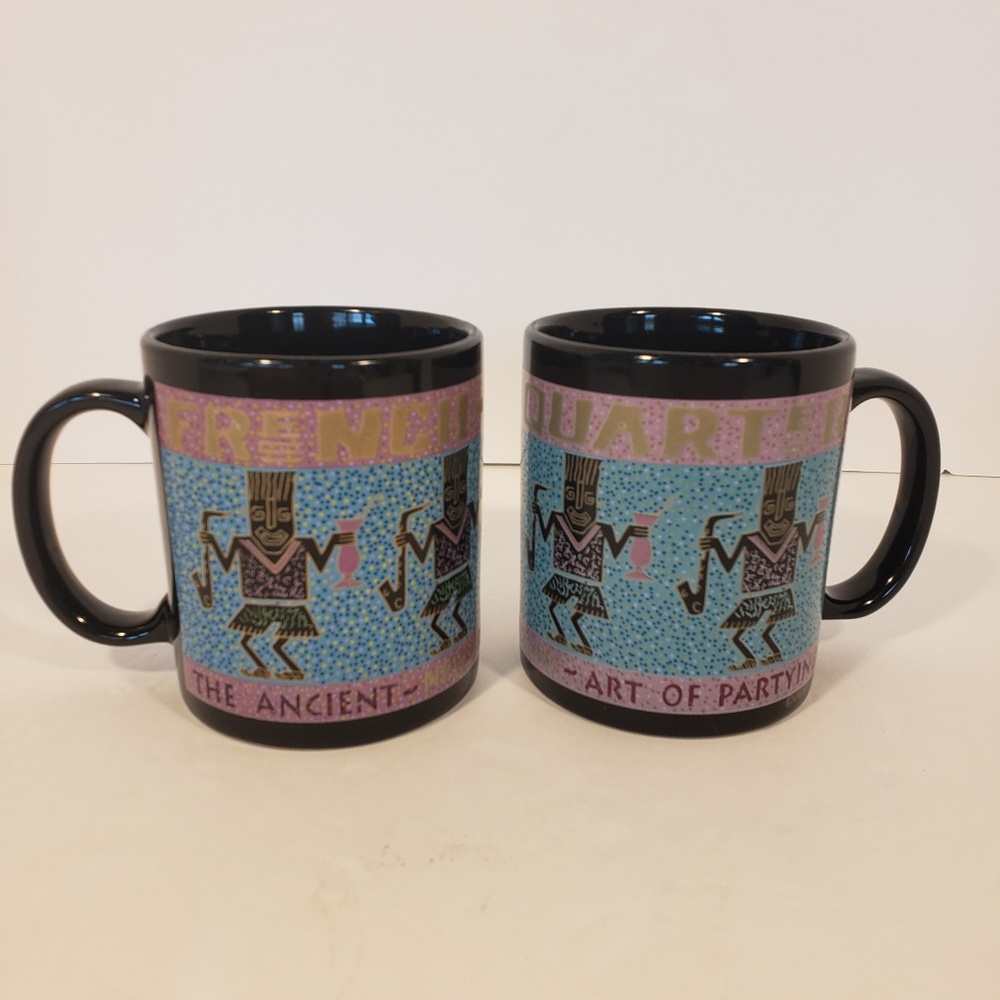 New Orleans French Quarter Coffee Mug Set
